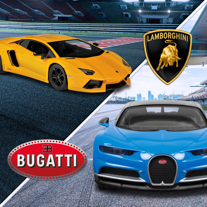 Bugatti Chiron & Lamborghini Aventador RC Cars