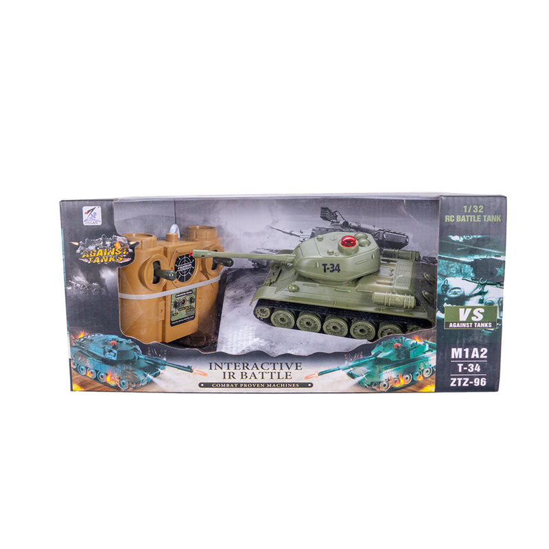 Against Tanks M1A2 Abrams Olive Green 1:32 RTR Electric RC