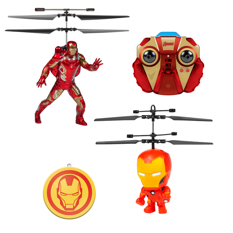 Iron Man RC Flying Figure & Big Head Bundle