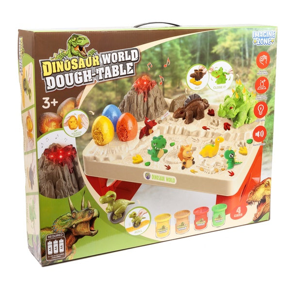 Dinosaur World Dough Table 17 Piece Playset